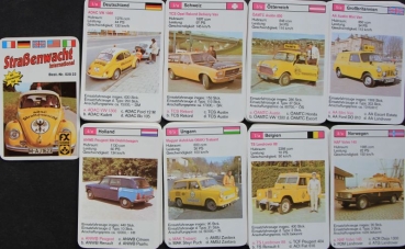 Schmid Spiele "Straßenwacht" 1971 Cardgame (7410)